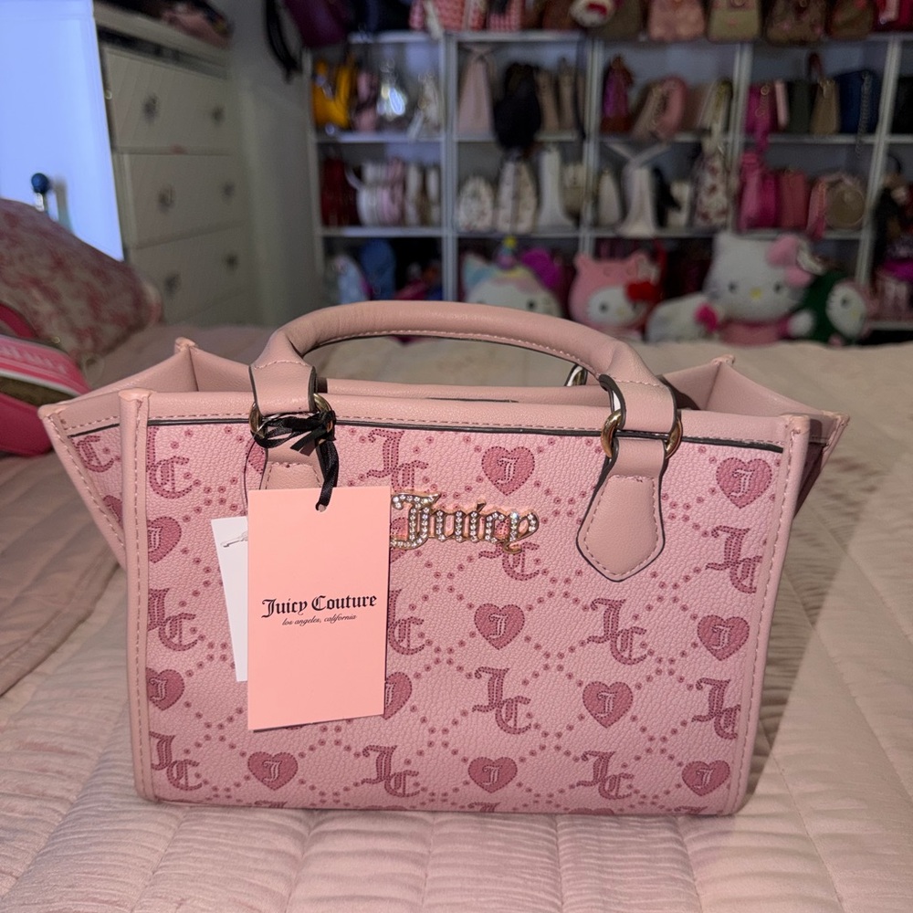 Juicy Couture Pink Logo Satchel